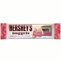 ราคา ช็อกโกแลตเฮอร์ชี่รสสตอเบอรี่ Hershey's Creamy Strawberry Chocolate Nuggets 28g (23356345158)