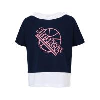 ราคา Skechers สเก็ตเชอร์ส เสื้อยืดแขนสั้นเด็กผู้หญิง Girls Basketball Short Sleeve Tee - SL324G349-NV01 (26459625029)