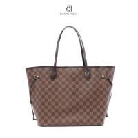 ราคา [ของแท้] LV NEVERFULL MM BROWN DAMIER CANVAS GHW มีใบรับประกัน ตรวจสอบได้ทุกใบ ✅ (41611705055)