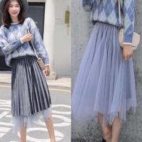 ราคา กระโปรงพลีทผ้ามุ้งใส่ได้ 2 ด้าน (5304783856)