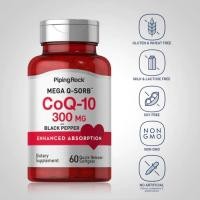 ราคา CoQ10 | Coenzyme Q10 300 mg. by PipingRock (60Softgels) โคเอ็นไซม์คิวเท็น (23890114916)