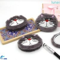 ราคา กระจกแต่งหน้า LUNASOL, การ์ตูนน่ารักแว่นขยาย, แบบพกพาแบบฝาพับพับมัลติฟังก์ชั่นกระจกสองด้านเดินทาง (40124879752)