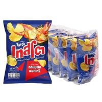 ราคา เทสโต มันฝรั่งทอดกรอบแผ่นหยัก รสปูผัดผงกะหรี่ 42 ก. x 6 (TASTO Potato Rock Chips Crab Curry Flavor 42 g x 6) (22062074128)