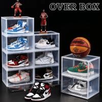 ราคา กล่องใส่รองเท้าพลาสติกแบบหนา รุ่น OVER BOX กล่องใส่รองเท้าฝาข้างแม่เหล็ก สีใส สไตล์มินิมอล พร้อมส่ง (27326080851)