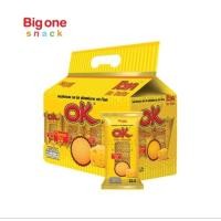 ราคา โอเค ทิน บิสกิต ขนมปังแผ่นบางกรอบ รสชีส 25ก. OK Thin Biscuit 25g×12 (26264753519)