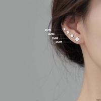 ราคา จริง S925 เงินสเตอร์ลิงต่างหูต่างหูสตั๊ดหูวงกลมเงินสเตอร์ลิง S925 ปลั๊กอุดหูเครื่องประดับ (27338977848)