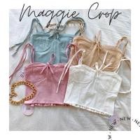 ราคา MAGGIE CROPเสื้อครอปสายเดี่ยว ผูกไหล่ ผ้าลินินคอตตอนผสม ดีเทลสวยน่ารักมากๆค่ะ ตัดเย็บคัดเค้าอย่างดี (11872654890)