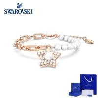 ราคา Swarovski STELLA Wishing Star สร้อยข้อมือมุกสุภาพสตรีสไตล์ใหม่แฟชั่นหรูหรา High-End สร้อยข้อมือปรับ (27225412680)