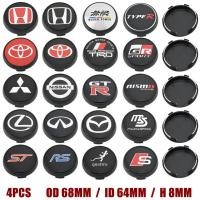 ราคา 4ตัว ฝาครอบดุมล้อ GR 68มม ฝาปิดดุมล้อ Mugen ขอบ Nismo สติ๊กเกอร์ ฝาครอบล้อ โตโยต้า ฮอนด้า มิตซูบิชิ นิสสัน มาสด้า ซูซูกิ เล็กซัส (28729875909)