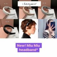 ราคา New! Miu Miu headband (️เช็คสต็อคก่อนสั่งอีกทีนะคะ) (44356847538)
