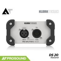 ราคา Klark Teknik DS 20 ดีไอบ๊อกส์ DI Boxes แบบ Passive 1-In / 2-Out สำหรับระบบเสียงมืออาชีพ AT Prosound (27429317062)