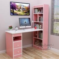 ราคา โต๊ะเรียนเด็กที่เรียบง่ายโต๊ะสีชมพูโต๊ะคอมพิวเตอร์นักเรียนตู้หนังสือชั้นวางหนังสือรวมกันแบบบูรณาการครัวเรือนโต๊ะเขียนหนังสือโต๊ (27842036985)