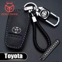 ราคา เคสกุญแจรถยนต์ toyota Chr Rav4 Yaris Vios Altis Camry พวงกุญแจ กระเป๋าใส่กุญแจรถยนต์ (11236624076)