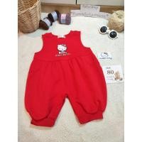 ราคา รอมเปอร์ทรงเอี๊ยมสีแดงแบรนด์ Hello Kitty รหัสR1325 ส่งต่อเสื้อผ้าลูกสาวแบรนด์ญี่ปุ่นมือสอง (22287847639)