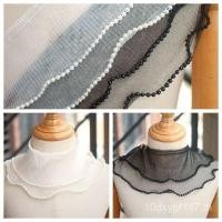 ราคา ตุ๊กตา DIY ลูกไม้เสื้อผ้ากว้างจีบผ้ากอซทําด้วยมือ Ourun ตกแต่งสองชั้น Wave ดัดแปลงมุก 10 ซม. 8UMY (44125554560)