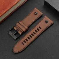 ราคา สายนาฬิกาข้อมือ สายหนังวัวแท้ สําหรับ Diesel DZ7257 7395 7406 1657 4519 (25565300957)