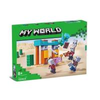 ราคา lego minecraft minecraft toy Minecraft Calamity Villagers Desert Patrol ทีม Minifigures เด็กเด็กประกอบอาคารบล็อกเหมาะสําหรับ Lego 21267 (42669257186)