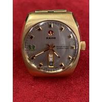 ราคา RADO ม้าเขียว 25 Jewels Green Horse Seventy-Four Automatic ตัวเรือนทองชุบ นาฬิกาผู้ชาย นาฬิกามือสองของแท้ (23617681380)