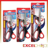 ราคา ตราม้า กรรไกรพลาสติก H-2307 (7 1/2นิ้ว) H-2308 (8นิ้ว) H-2309 (9นิ้ว) (5856017975)
