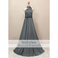 ราคา เดรสอินฟินิตี้ มือสอง Infinity Dress สีเทาควันบุหรี่ ชุดราตรี ชุดเพื่อนเจ้าสาว ชุดงานแต่งงาน ชุดถ่ายพรีเวดดิ้ง (20536413506)