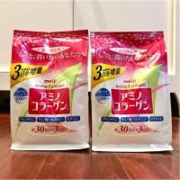 ราคา ✨เพิ่มปริมาณ 33วัน✨ Meiji Amino Collagen 5,000mg ถุงเติม236g แท้จากญี่ปุ่น Exp.10/2019 (1525261785)