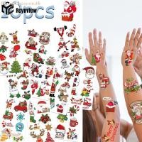 ราคา 【COD】 【Rcynview】สติกเกอร์รอยสักคริสต์มาส 10 ชิ้น สติกเกอร์รอยสักการ์ตูนกันน้ำ ของขวัญปาร์ตี้คริสต์มาส [COD] 【BloomEssence】 (42275167568)