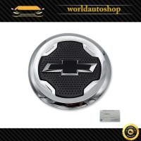 ราคา ครอบฝาถังน้ำมัน รุ่นยกสูง สีดำ+ชุป แท้ Chevrolet Colorado Z71 4x4 Crew Cab ปี 2012 - 2019 (3278491235)