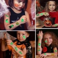 ราคา #Halloween Tattoo setTatto ฮาโลวีนเรืองแสง ถูกใจเด็กๆ (10942139320)