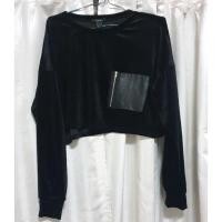 ราคา เสื้อครอปกำมะหยี่แขนยาว ของForever21 มือสองสภาพนางฟ้า สวยมาก (19300351642)