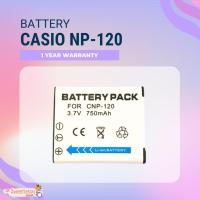 ราคา [ประกัน 1 ปี] Camera Battery แบตเตอรี่กล้อง CASIO CNP-120 (sku 0054) (24207094990)