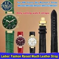 ราคา 20*12 มม.หยัก Cowhide สายนาฬิกาสําหรับ Michael kors นาฬิกา MK6985 6986 2425/2433 2277 นาฬิกาผู้ชายและผู้หญิงสร้อยข้อมือหนัง (43108582924)