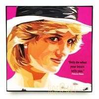 ราคา Princess Diana เจ้าหญิง​ ไดอาน่า อังกฤษ​ รูปภาพ​ติด​ผนัง​ pop art​ กรอบรูป​​ ของขวัญ รูปภาพ​ ของแต่งบ้าน (3559621620)