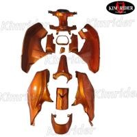 ราคา เฟรม ชุดสี ฮอนด้า ดรีม รุ่น ซุปเปอร์คัพ Honda dream super Cub สีส้ม ปี 2015 - 2018 ครบชุด 13 ชิ้น งานABS งานสั่งทำ (27055897597)