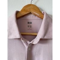 ราคา Uniqlo Airism Shirt เสื้อเชิ้ตโปโล สีชมพูอ่อน ผ้า Airism แท้ ผ้า dry ใหม่เทียบมือ 1 ชนช้อป ไร้ตำหนิ ป้าย L (27755858812)