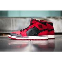 ราคา รองเท้า Air Jordan 1 Mid 'Bred' 2013 Size 9.5us 8.5uk 43/27.5 มือสองของแท้ 100% (5093429676)