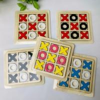 ราคา ของเล่นไม้ เกมทิคแทคโท เกมโอเอ็กซ์ เอ็กซ์โอ Xo OX Tic Tac Toe เกมกระดาน Board Game (26260302620)