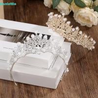 ราคา HARRIETTLO ติараประดับ Swarovski rhinestones และไข่มุกบารอกโกลด์ สำหรับงานแต่งงานและแฟชั่นยามค่ำคืน (41123435431)