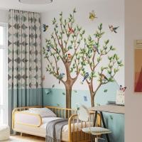 ราคา สติ๊กเกอร์ติดผนังลายต้นไม้ใหญ่อาซูกะ สำหรับตกแต่งพื้นหลังห้องนอนและห้องนั่งเล่น สามารถถอดออกได้ง่าย (51651184183)