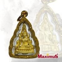 ราคา จี้พระ พระพุทธชินราช พิมพ์เล็ก เนื้อพ่นทรายทอง เลี่ยมกรอบทองไมคอนแกะลาย (13308264873)