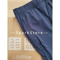 ราคา [ใหม่][ใหม่] Uniqlo Airism Ultra Stretch Relaxed Mesh Jogger Pants สีกรมท่า (43355727021)