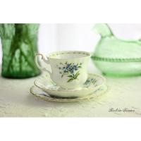 ราคา Retro ยุคกลาง Royal albert Royal albert กรกฎาคมอย่าลืม Me ถ้วยกาแฟจานรองแผ่นสามชิ้น Bone China (28992506855)