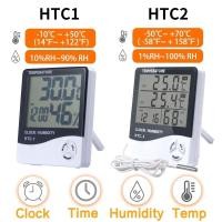 ราคา Thermometer HTC-2 /HTC1 เทอร์โมมิเตอร์ไฮโกรมิเตอร์ เครื่องวัดความชื้นแบบดิจิตอล ความชื้นนาฬิกาอุณหภูมิในร่ม (26006867313)