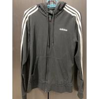 ราคา เสื้อAdidas แขนยาว มีฮู้ด มีซิป แถบขาว แท้100% (20954171612)