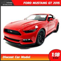 ราคา โมเดลรถ FORD MUSTANG GT 2015 สีแดง (Scale 1:18) โมเดลมัสแตง ประกอบสำเร็จ จำลองเหมือนจริง โมเดลรถสะสม Maisto (2392880859)
