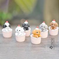ราคา น้องหมาพุดเดิ้ลถังสีชมพู 6 แบบ ตุ๊กตาตกแต่งบ้าน ตุ๊กตาวางโชว์หน้าร้าน (ชุด 6 แบบ) (8229299535)