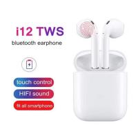 ราคา หูฟังไร้สายบลูทูธ i12 TWS Bluetooth 5.0 Earbuds Stereo Sound Standard Edition สีขาว เปิดและเชื่อมต่ออัตโนมัติ (42850416641)