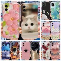 ราคา Vivo Y01 Y01A Y15a Y15c Y15s 2021 ดอกไม้น่ารักแมวพิมพ์กรณีVivoY01 Y 01A Y15s Y15a 4G V2134 V2120 V2166 ซิลิโคนนุ่มTPUเคสโทรศัพท์ (25328901360)