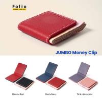 ราคา FOLIO : Bliss Jumbo Money Clip ที่หนีบธนบัตรรุ่นใหม่ไซส์จัมโบ้พลังแม่เหล็กแรงสะใจ ปั๊มชื่อฟรี-14020 (22256747469)
