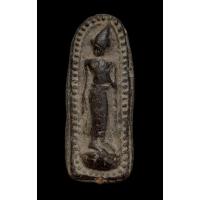 ราคา พระลีลาเชยคางข้างเม็ด หลวงพ่อกวย วัดโฆสิตารามชัยนาท เนื้อดินผสมผงใบลาน ยุคต้น (25864504811)