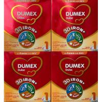 ราคา [ขายยกลัง-4กล่อง] นมผง ดูแลค สูตร 1 1650 ก ขายยกลัง DUMEX Dulac 3D IRON+ 1650 g ดูแลคสูตร1 (4239679644)